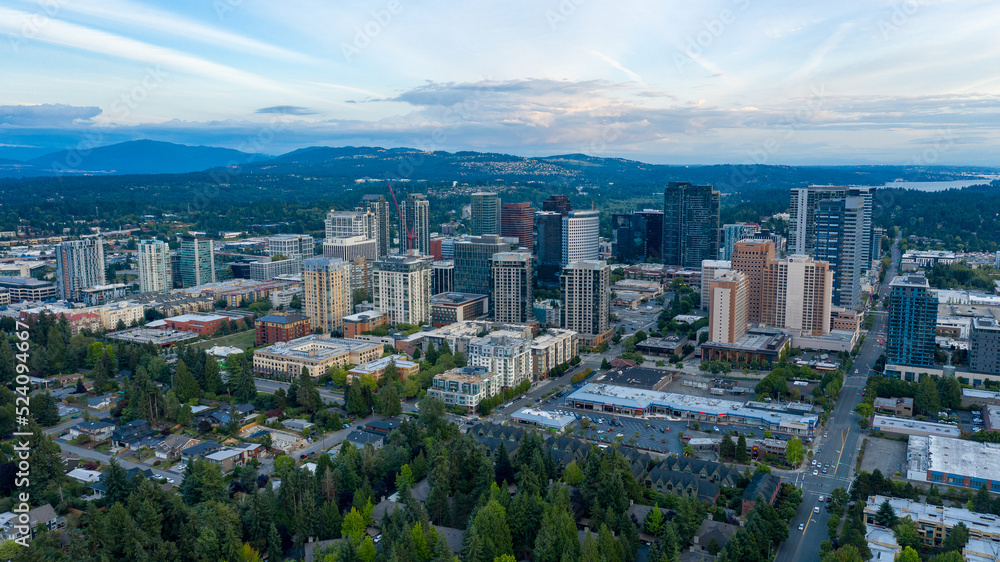 The Modern Tech Town of Bellevue Washington