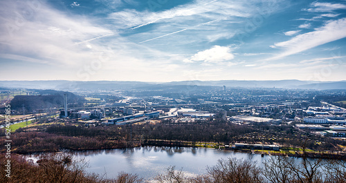 Ruhrgebiet: Blick über den  Hengsteysee auf Hagen