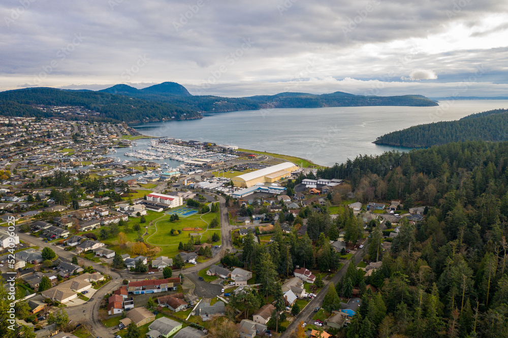 The Beautiful town of Anacortes in the State of Washington