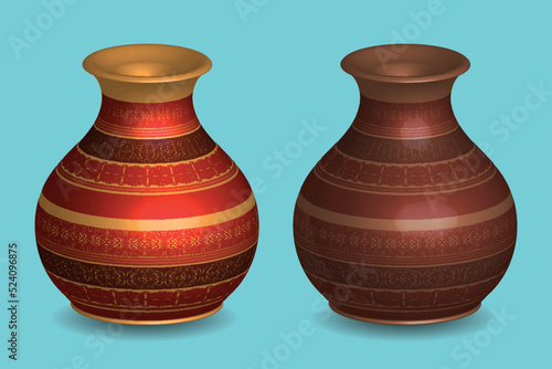 Traditional pottery illustration.