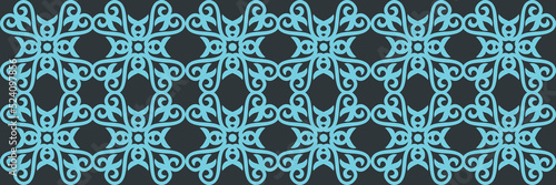 Kazakh nomadic tribes on background