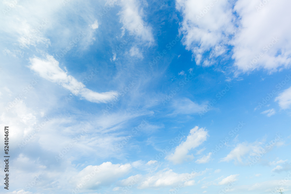 Obraz premium clouds and sky,summer blue gradient clouds light white background clear clouds beauty in calm sunlight bright winter air bright turquoise landscape in day environment horizon view spring wind