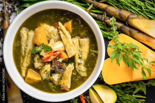 bamboo shoot curry. lao food