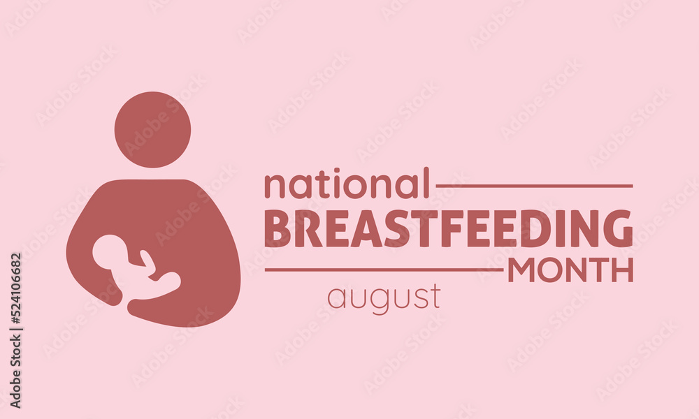 National Breastfeeding month calligraphic banner design on isolated background. Script lettering banner, poster, card concept idea. Health awareness vector template. National Breastfeeding month calligraphic banner design on isolated background. Script lettering banner, poster, card concept idea. Health awareness vector template.