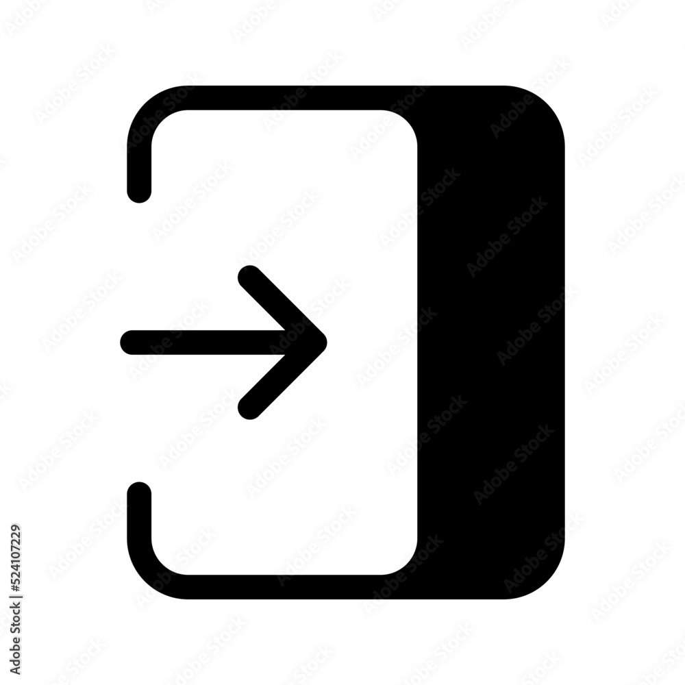 Login icon. sign symbol, vector illustration Login icon. sign symbol, vector illustration