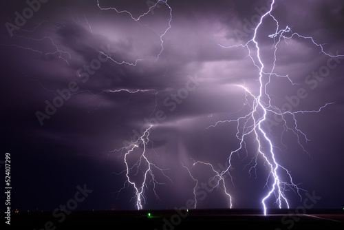 Lightning over the Kansas Prairie
