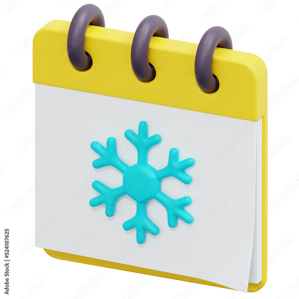 calendar 3d render icon illustration calendar 3d render icon illustration