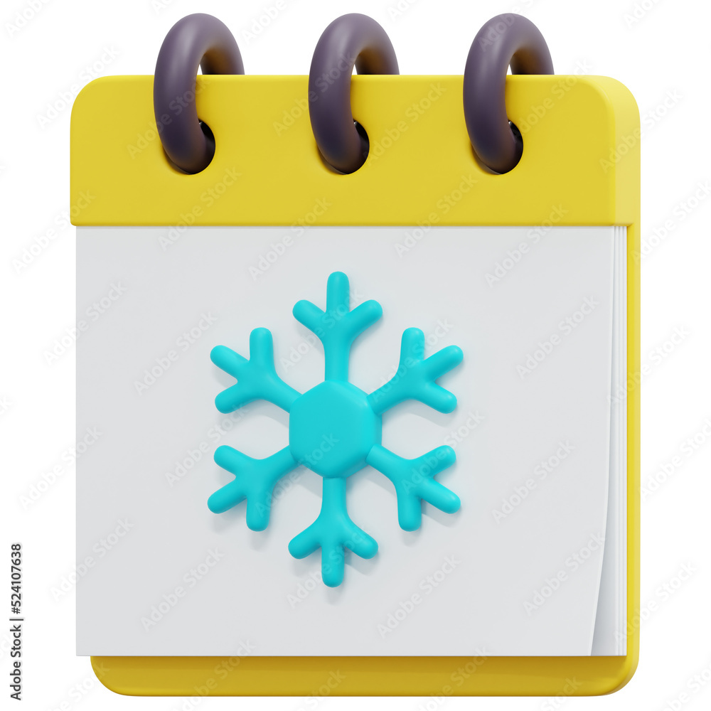 calendar 3d render icon illustration calendar 3d render icon illustration