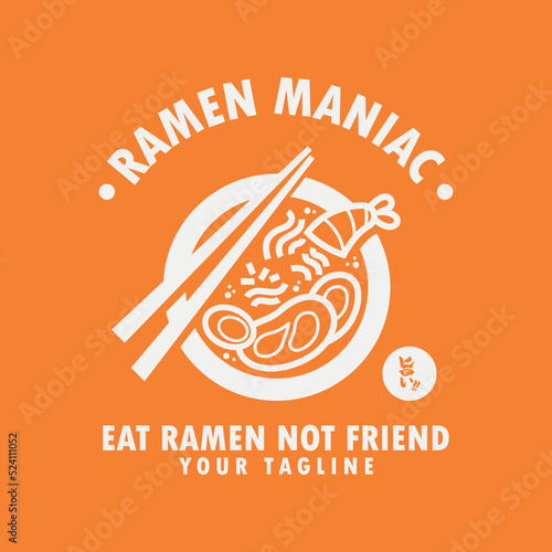 RAMEN MANIAC PREMIUM LOGO DESIGN