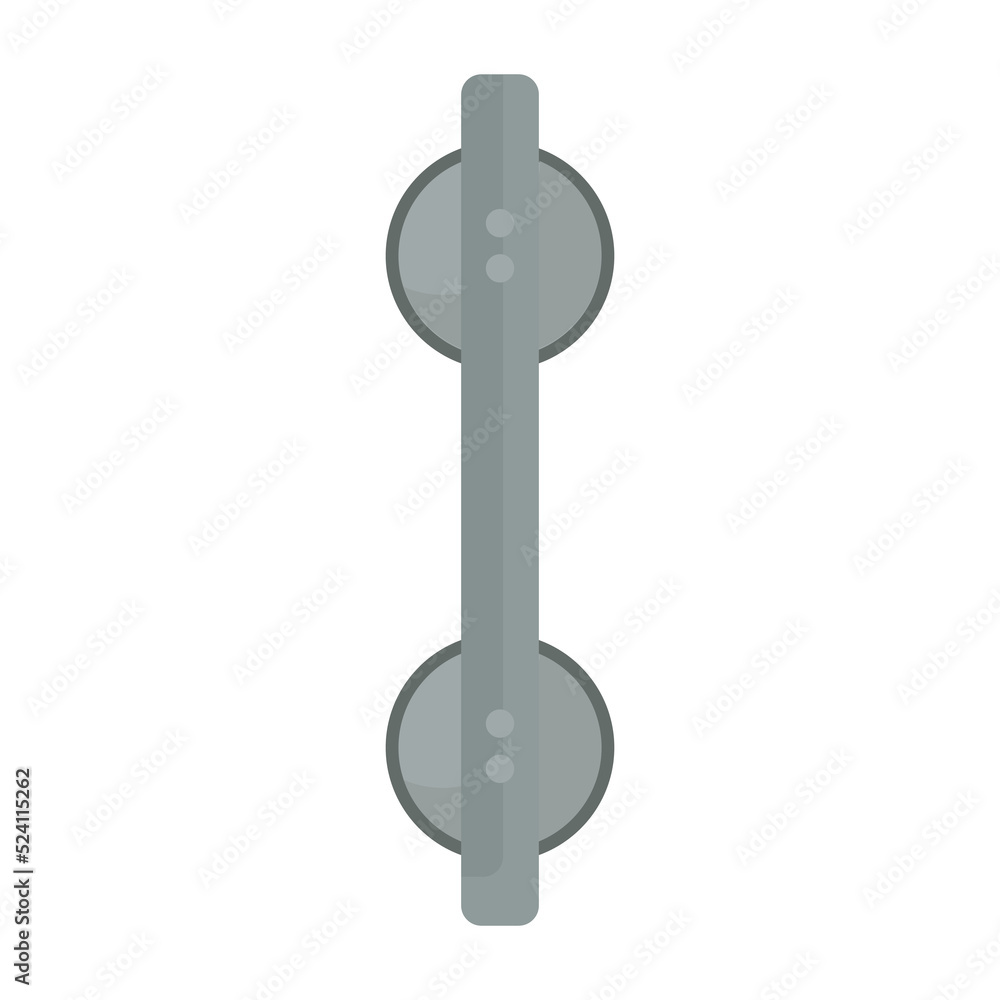 Door handle and doorknob latch with window. Brass round knob and room lock isolated office icon vector illustration. Vintage gold house security furniture and entrance keyhole cartoon Door handle and doorknob latch with window. Brass round knob and room lock isolated office icon vector illustration. Vintage gold house security furniture and entrance keyhole cartoon