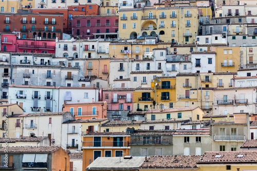 Obraz na plátně Panorama di Calitri, campania, italia