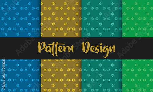 Flat art pattern collection.