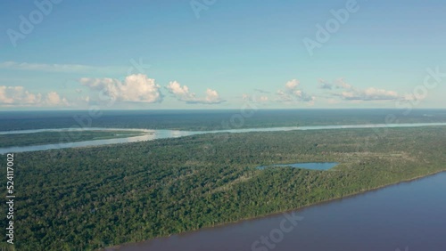 4k Aerial shot for amazon river and the rain forest in brazil rainforest.
shot on MAVIC 2 PRO hasselblad rendered prores 422HQ REC709