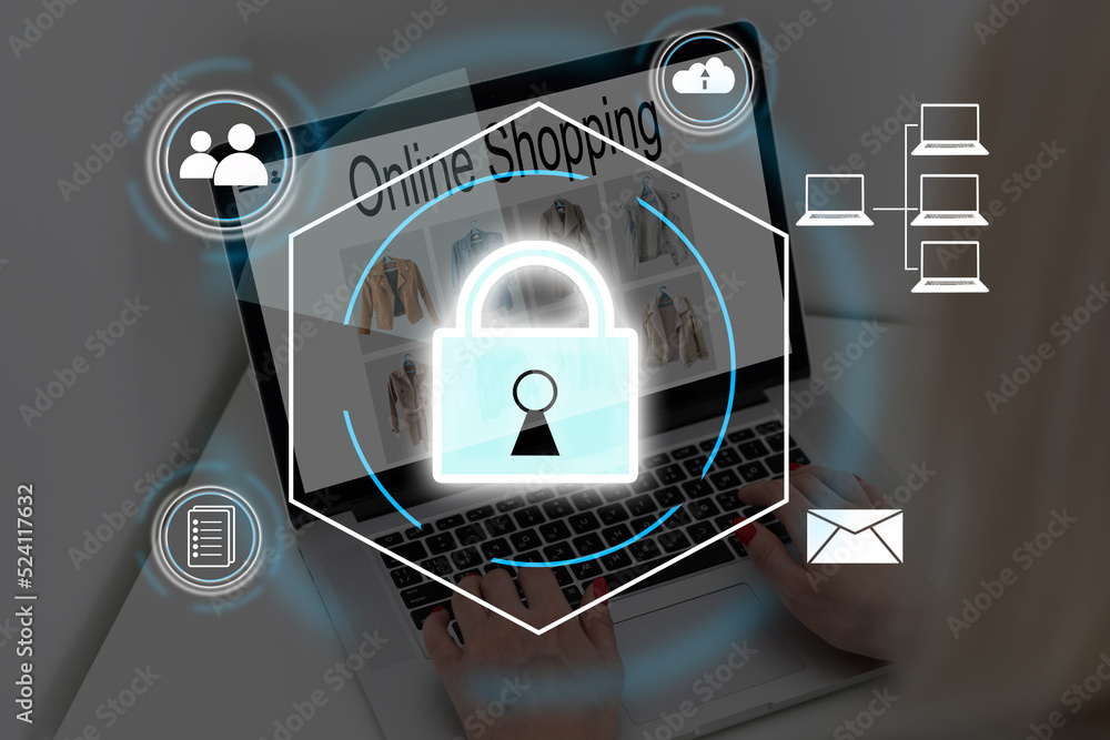 cybersecurity concept Global network security technology, business people protect personal information. Encryption with a key icon on the virtual interface cybersecurity concept Global network security technology, business people protect personal information. Encryption with a key icon on the virtual interface