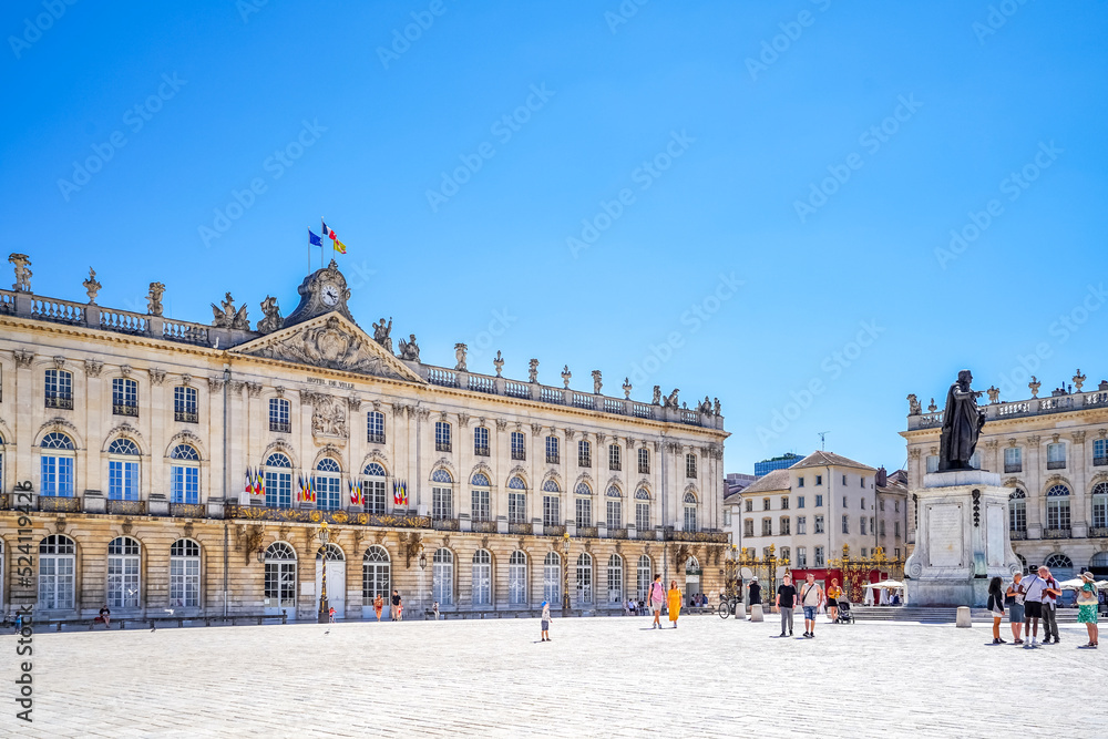 Obraz premium Rathaus, Place Stanislas, Nancy, Grand Est, Frankreich 