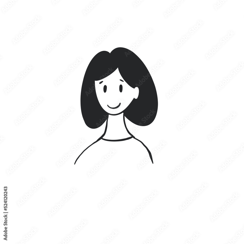 girl with black hair, sketch girl girl with black hair, sketch girl