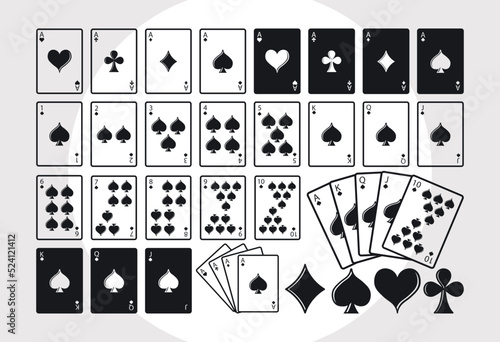 Playing Cards SVG Cut File, Poker Cards Svg, Cards Svg, Hearts Svg, Spades Svg, Clubs Svg, Diamonds Svg,
Ace Svg, Royal Flush Svg, Gaming Cards Svg, Gambling Svg, Casino Svg,