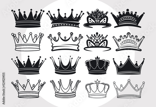 Royal Crown SVG Cut File, Crown Svg, Princess Crown Svg, Princess Svg, King Crown Svg, Queen Crown Svg, Princess Tiara Svg,