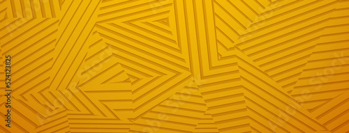 Abstract background made of groups of lines in yellow colors