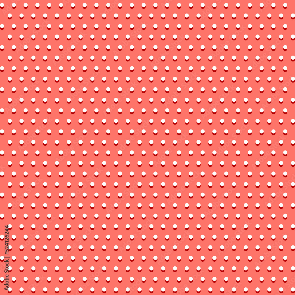 Seamless pattern with small dots in 3 colors