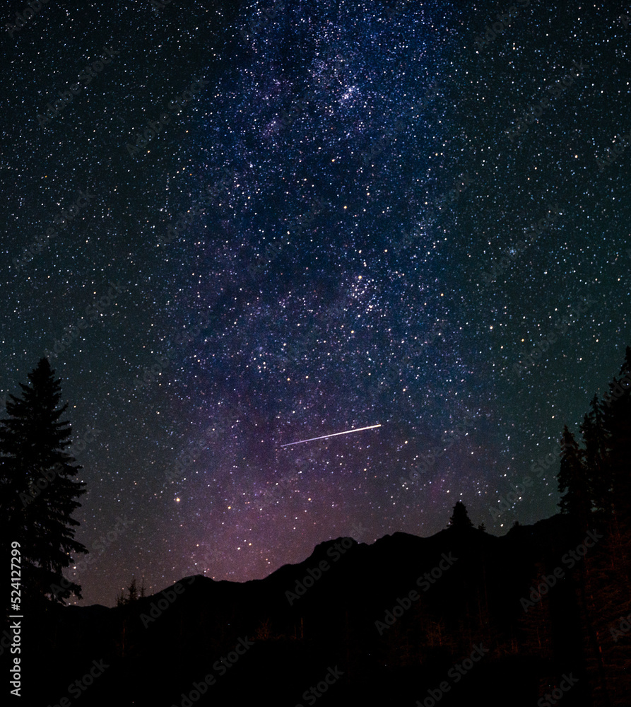 Naklejka premium starry night sky