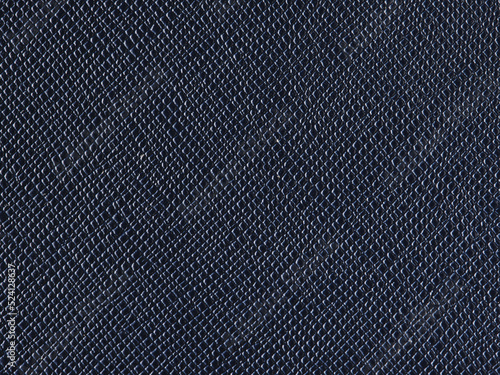 Blue leather texture closeup
