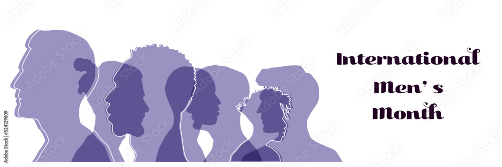 custom made wallpaper toronto digitalMen's Health Month in June. Poster, card, banner, background design.	