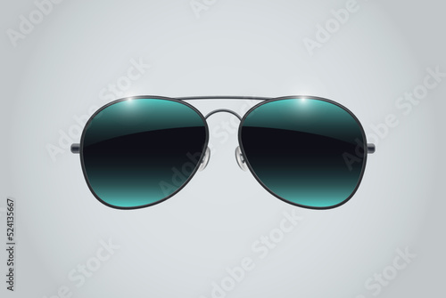 Aviator sunglasses illustration background. Bright lenses. Colorful.Aviator sunglasses illustration background. Police isolated sunglasses