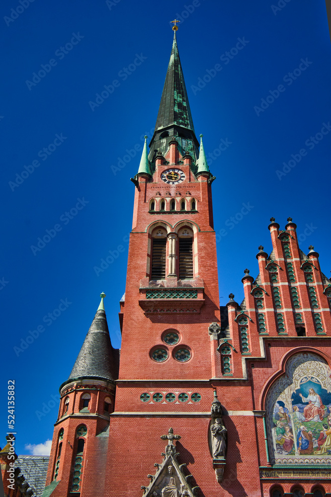 Turm der Brüderkirche, Kirche in Altenburg, Thüringen, Deutschland