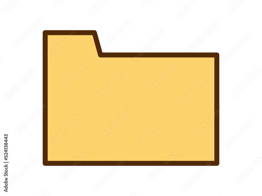 Vector retro directory icon. Icon with folder in flat design. Vector retro directory icon. Icon with folder in flat design.