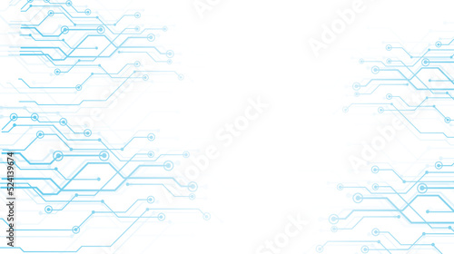 Circuit board high color background design. minimal lines abstract futuristic tech background. Abstract science and technology concept from hexagonal elements design