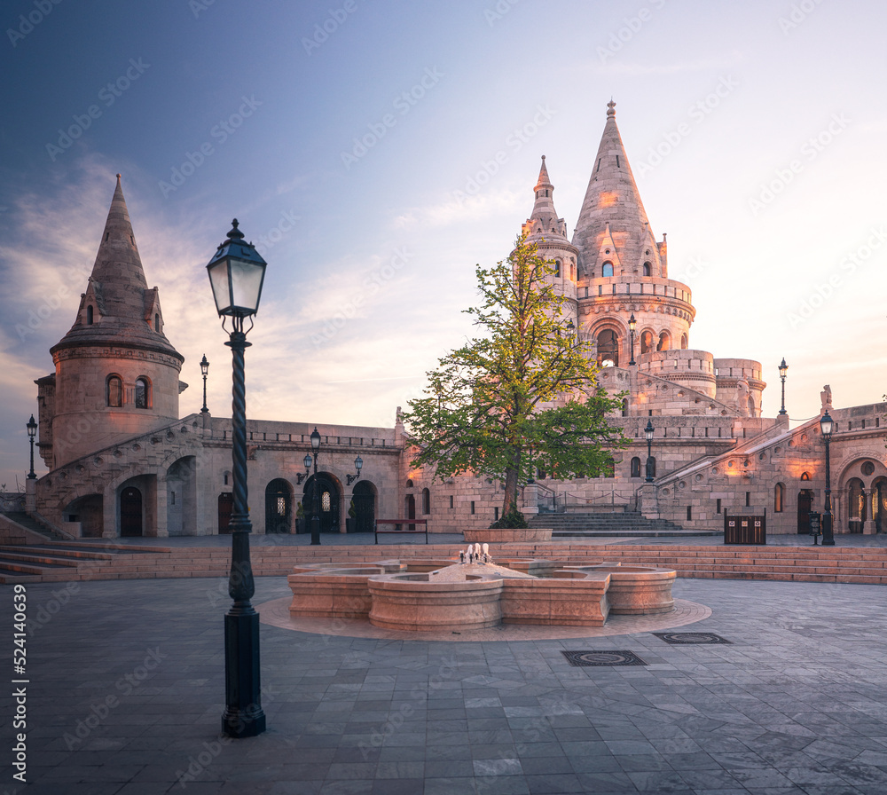 Fisherman's Bastion, Budapest in the morning