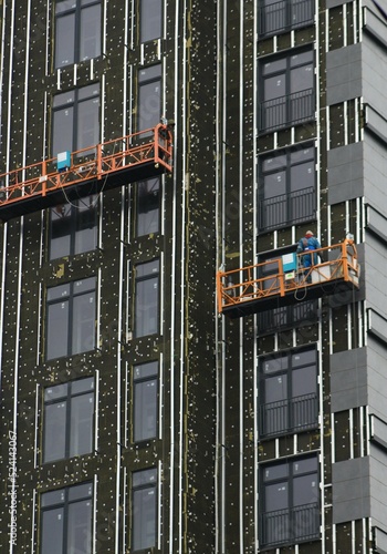 construction building in the city