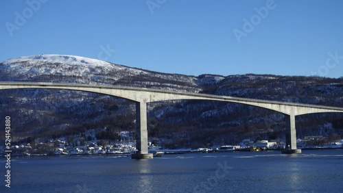 Gisund bridge at Finnsnes photo