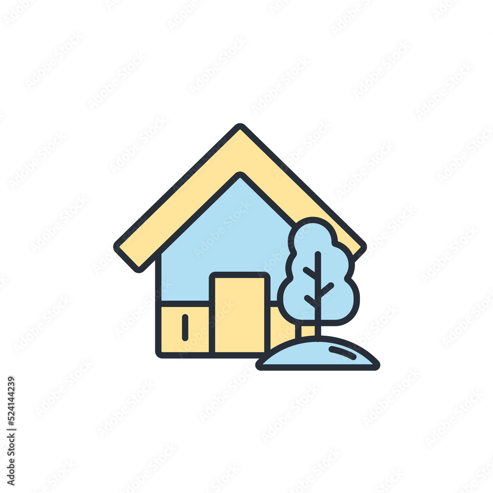 garden house icons symbol vector elements for infographic web garden house icons symbol vector elements for infographic web