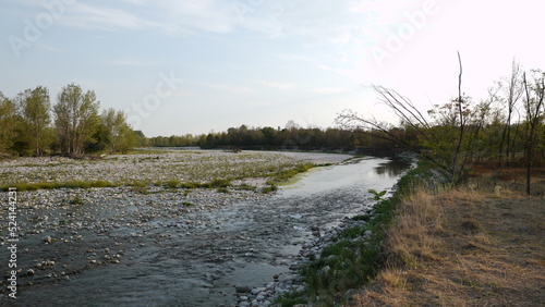 Brembo river, near Bonate Sotto