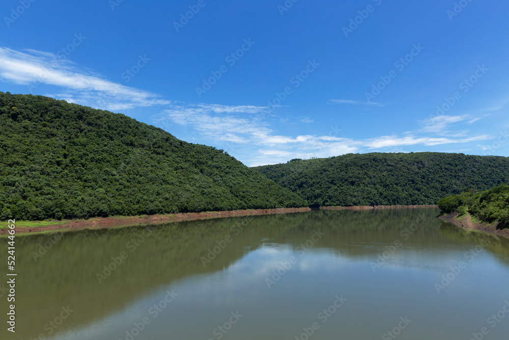 Uruguay River, border of the states of Santa Catarina and Rio Grande do Sul in Brazil.