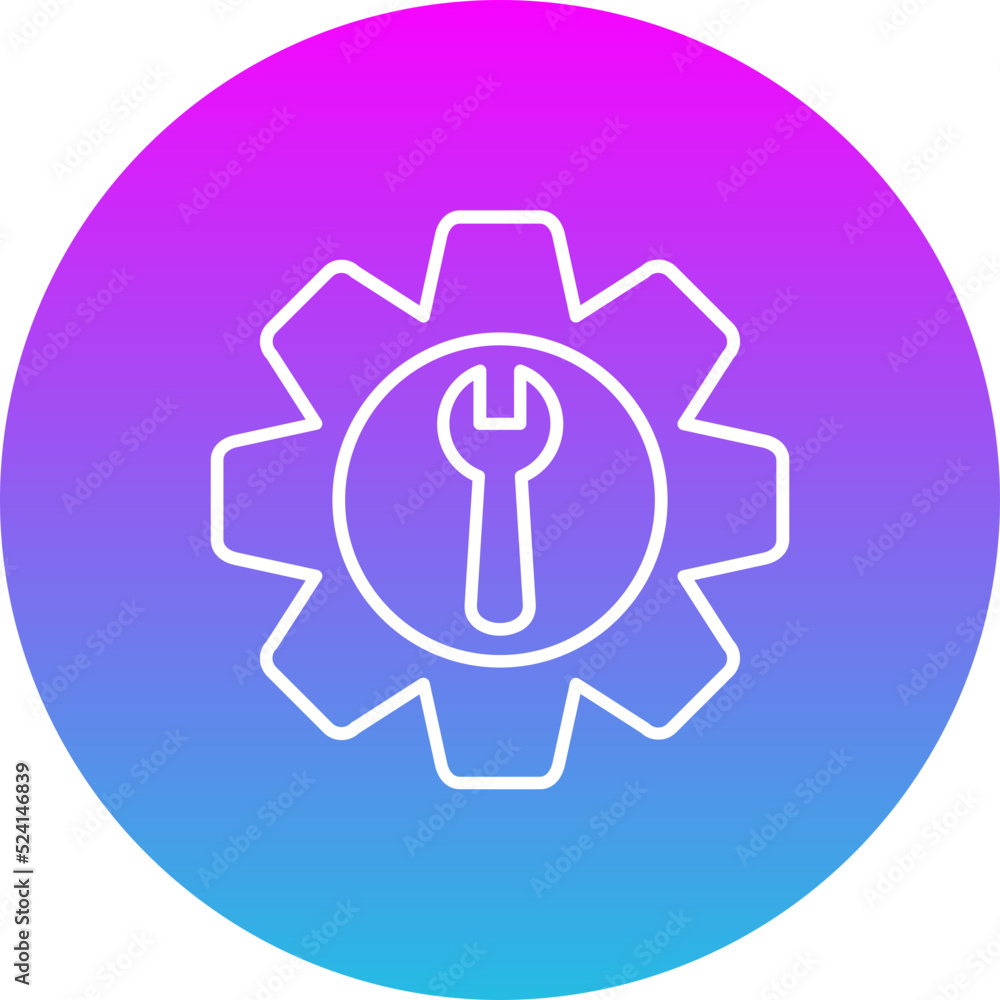 Utilities Gradient Circle Line Inverted Icon Utilities Gradient Circle Line Inverted Icon