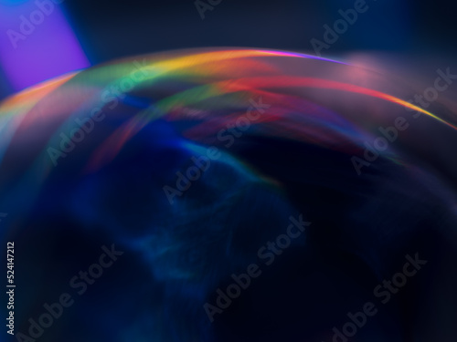 Prismatic Chromatic Holographic Aesthetic Neon Lights lines blur texture background