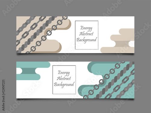 Rope set banner on the gray color background, copy space for text or image, website, media, poster cover marketing and business related concept
