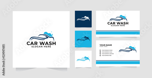 Car wash logo design Template Logo