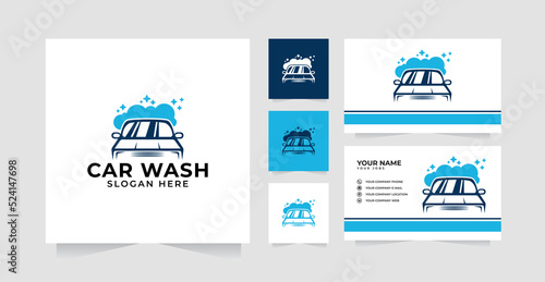 Car wash logo design Template Logo