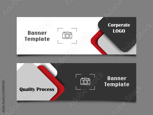 Luxury template on the gray color background small shadow, shape and rectangle object copy space for text or image, website, media, poster cover technology related concept