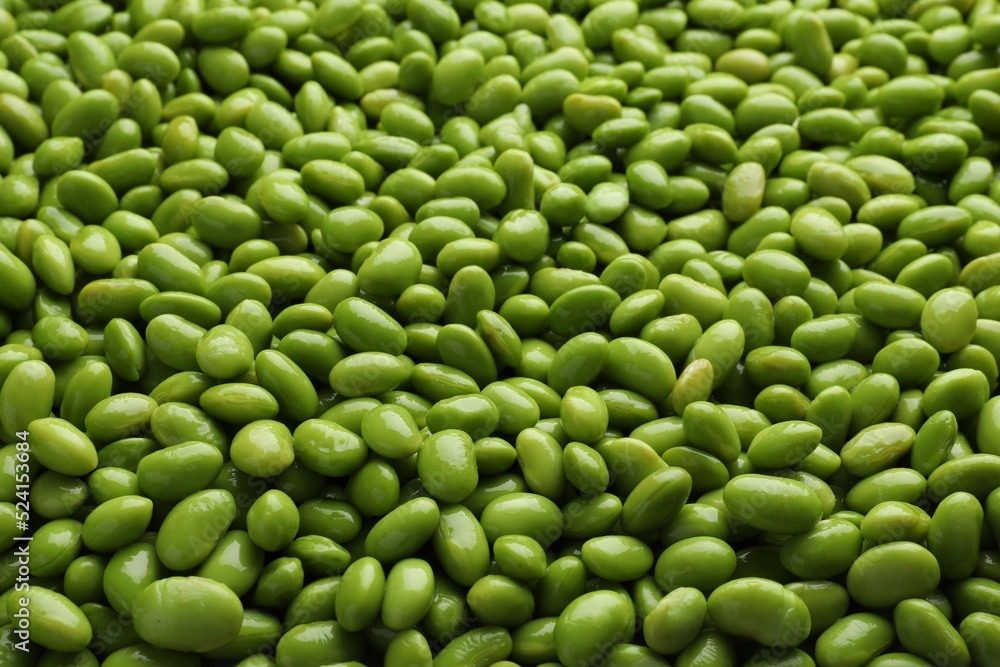 Many edamames as background, closeup. Soy beans Many edamames as background, closeup. Soy beans