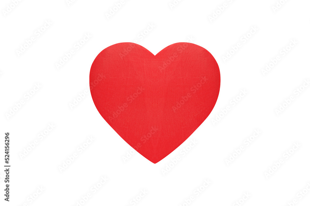 PNG. Paper Red heart.