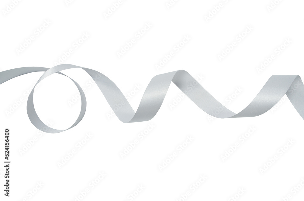 PNG. Abstract silver ribbon line art. PNG. Abstract silver ribbon line art.