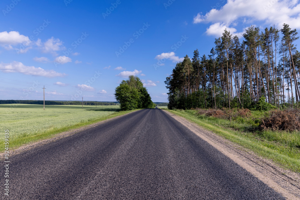paved road for car traffic paved road for car traffic