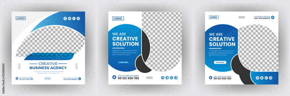 © Abu Raihan - Digital marketing business and web banner for social media post template