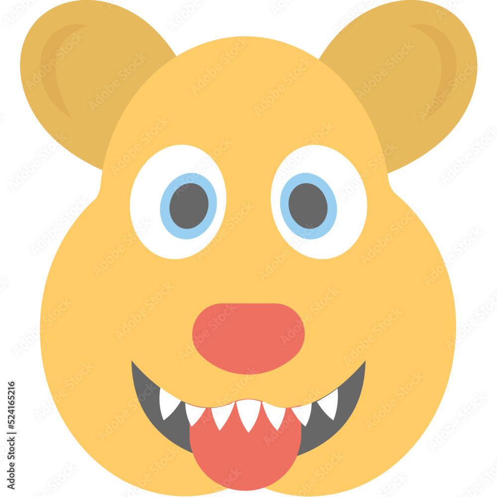Rat Emoji Flat Icon Rat Emoji Flat Icon