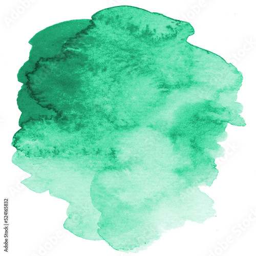 Green watercolor png